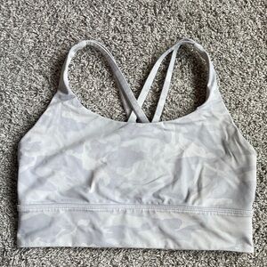 Lululemon Athletica Camouflage Sports Bra - White